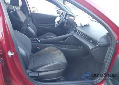 2023 Hyundai Elantra N Line z USA, uszkodzony, nr VIN KMHLR4AF5PU609144